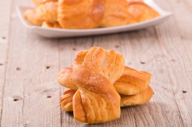 Ahşap masa üzerinde kahvaltımızda ile Kahvaltı. 