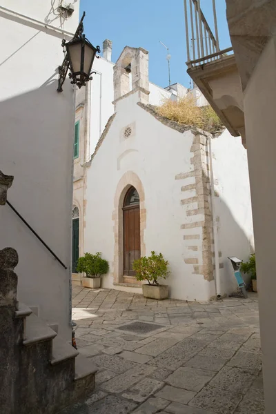 Στο Alleyway Μαρτίνα Φράνκα Πούλια Ιταλία — Φωτογραφία Αρχείου