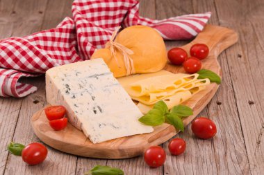 İtalyan peynir çeşitli türü. 