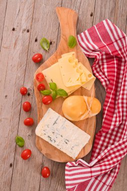 İtalyan peynir çeşitli türü. 