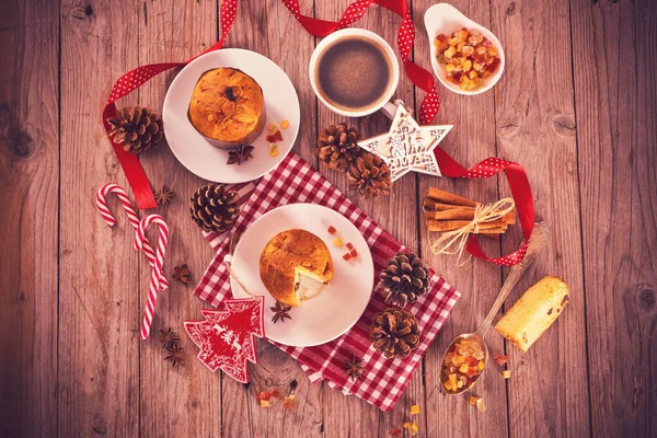 Panettone Bolo Natal Italiano — Fotografia de Stock