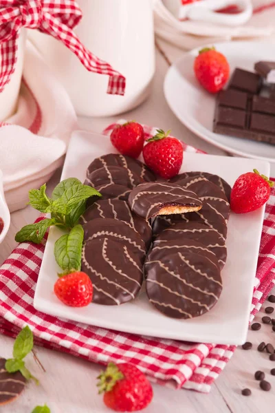 Soft Cakes Strawberry — Stock Photo, Image