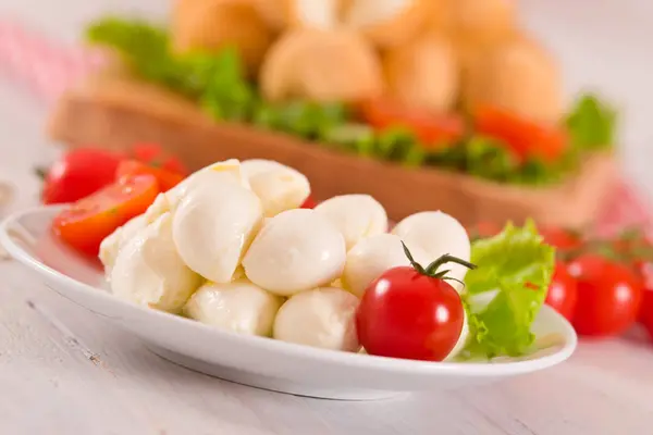 Smažené Sýrové Kuličky Mozzarella — Stock fotografie