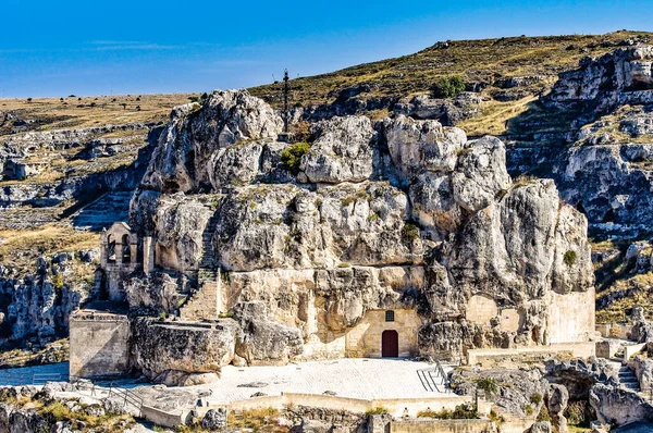 Madonna Idris Sassi Matera Basilicate Italie — Photo