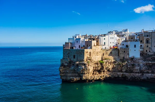 Panoramavy Över Polignano Puglia Italien — Stockfoto