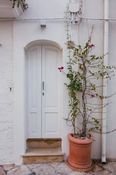 Дверь Полиньяно Апулия Италия — стоковое фото