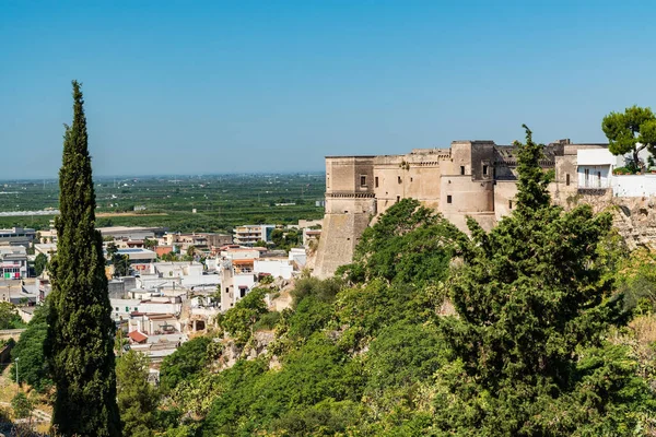 Panoramautsikt Över Massafra Apulien Italien — Stockfoto