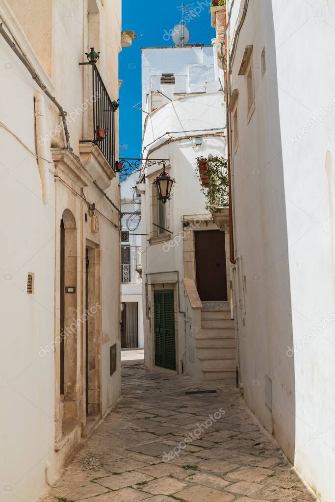 Alleyway. Martina Franca. Puglia. Italy.