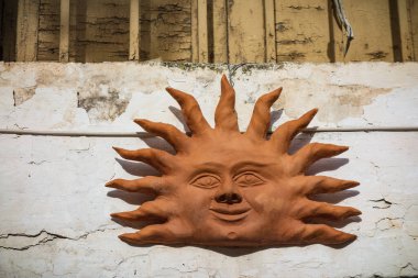 Tarihi saray. Rutigliano. Puglia. İtalya. 