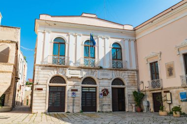 Molfetta Belediye Binası. Puglia. İtalya. 