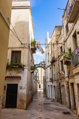 Sokak arası, Rutigliano. Puglia. İtalya.