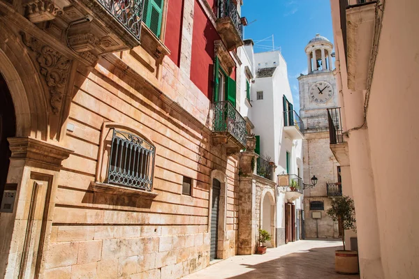 Alleyway Locorotondo Puglia Italy — Fotografia de Stock