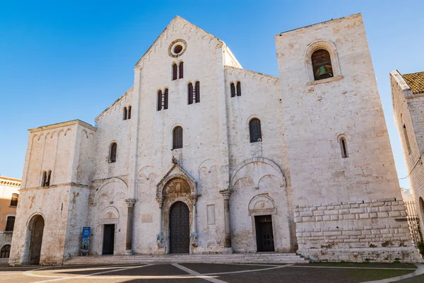 Nicola Daki Bazilika Katedrali Kilisesi Bari Puglia Talya — Stok fotoğraf