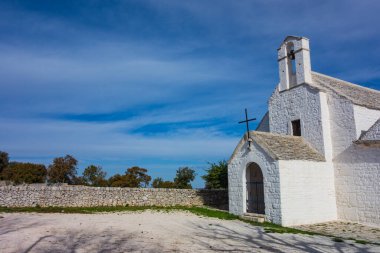 St. Mary Barsento Manastırı Kilisesi. Noci. Puglia, İtalya.