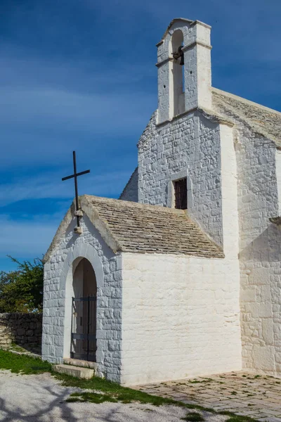 Kloster Kyrkan Mary Barsento Jag Heter Noci Apulien Italien — Stockfoto