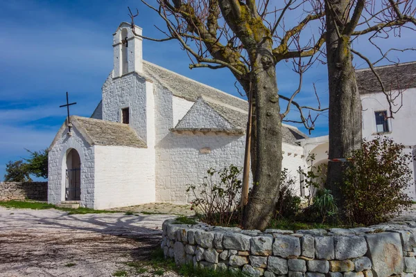 Iglesia Abadía Santa María Barsento Noci Puglia Italia — Foto de Stock