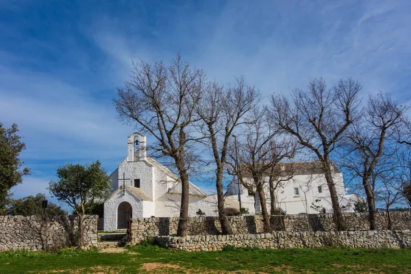 Mary Barsento Manastırı Kilisesi Noci Puglia Talya — Stok fotoğraf