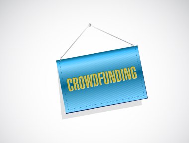 crowdfunding afiş işareti kavramı