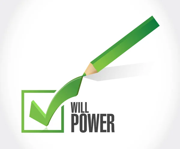 Will power check dart sign concept — Stock Photo, Image