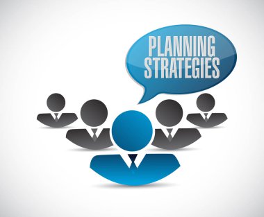 planlama stratejileri ekip çalışması işareti kavramı