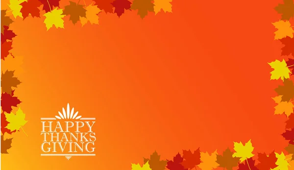 Happy thanksgiving text sign illustration