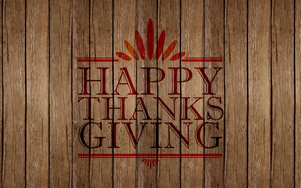Happy Thanksgiving tecken — Stockfoto