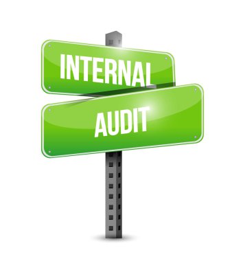 İç Denetim sokak işareti kavramı illüstrasyon