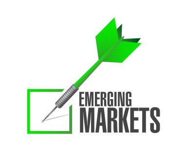 gelişmekte olan piyasalar konsept illüstrasyon tasarım grafik