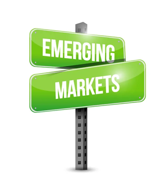 Opkomende markten concept afbeelding ontwerp afbeelding — Stockfoto