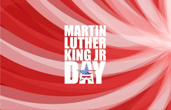 Martin Luther King JR Day sign — Stok Foto