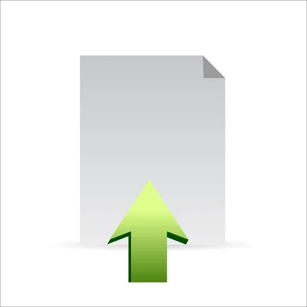 Upload ícone conceito ilustração design gráfico — Fotografia de Stock