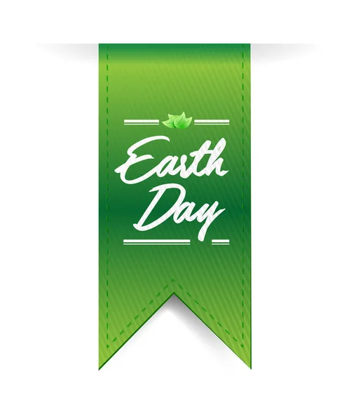 Earth day green illustration banner — Stock Photo, Image