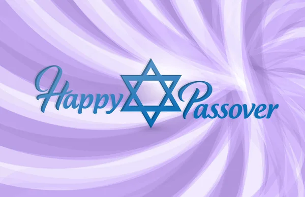 Happy passover sign card illustration — Stock Photo, Image