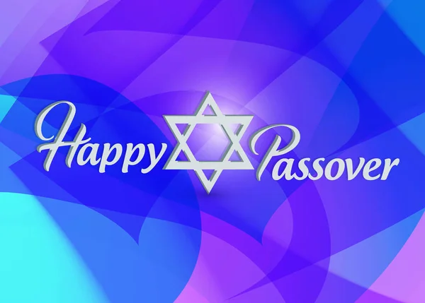 Happy passover sign card illustration design — Stock Photo, Image