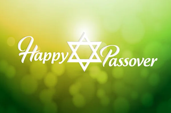 Happy passover sign card illustration design — Stock Photo, Image