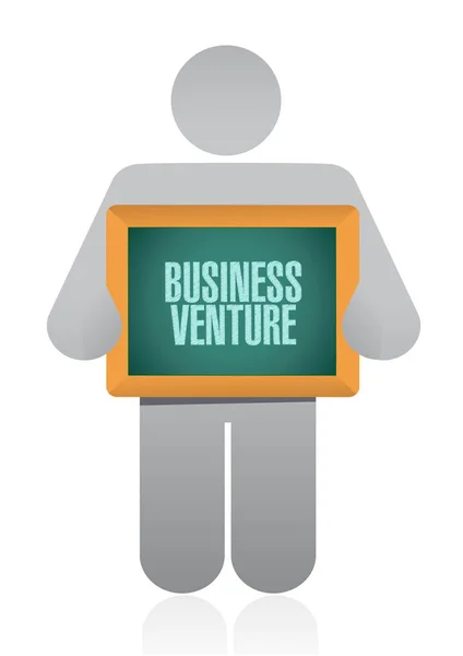 Business venture avatar sign concept — Stock Photo, Image