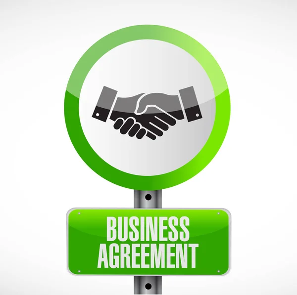 Obchodní dohoda handshake znamení koncept — Stock fotografie