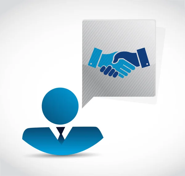 Business agreement handshake concept — Stock Photo, Image