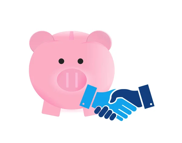 Accordo commerciale handshake concept — Foto Stock