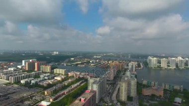 Sunny Isles Beach Miami 360 hava panoramik manzaralı. Oceanfront lüks