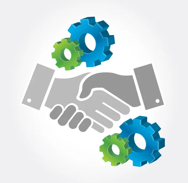 Business industry handshake concept — Stock Photo, Image
