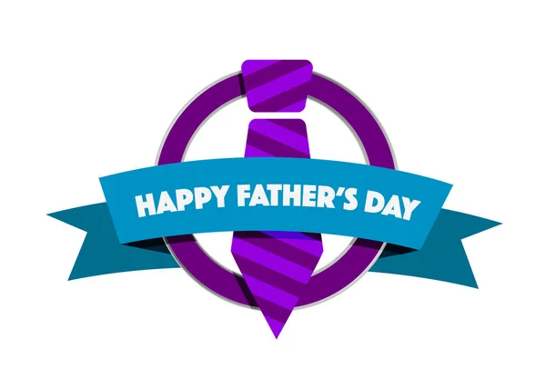 Happy Fathers jour cravate violette illustration de joint — Photo