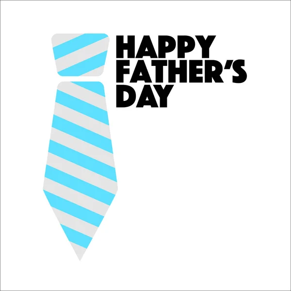 Feliz Día de los Padres corbata signo ilustración diseño — Foto de Stock