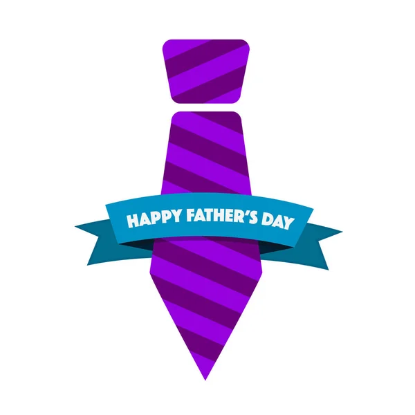 Feliz día de los Padres lazo púrpura cinta —  Fotos de Stock