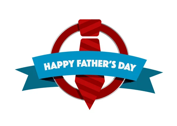 Happy Fathers jour cravate conception illustration sceau — Photo