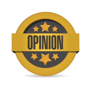 Altın seçeneği mühür damgası illüstrasyon