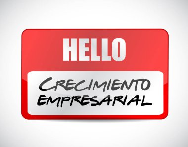 İş büyüme işareti İspanyolca.