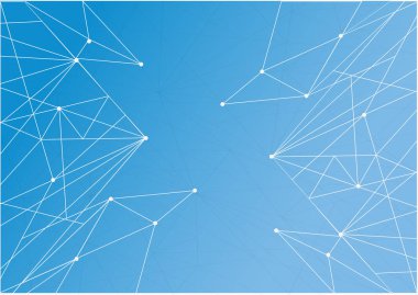 Teknoloji ağ diyagram bağlantı.