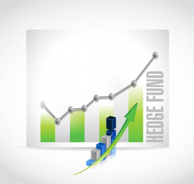 hedge fund business results icon illustration clipart