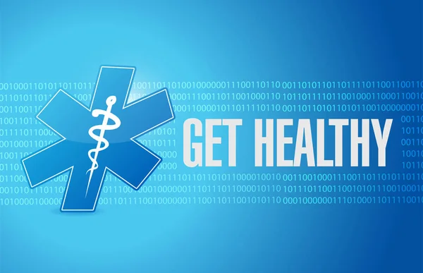 Get healthy medical sign illustration — Stock Photo, Image